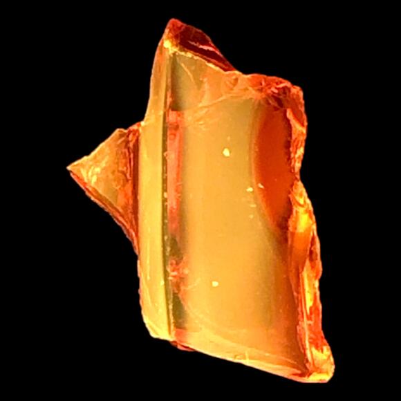Ruby Amberina Art Glass Cullet Glowing Uranium Slag Glass #4GS80 - Picture 1 of 7